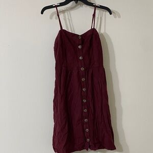 Universal Thread Burgundy Midi Dress
